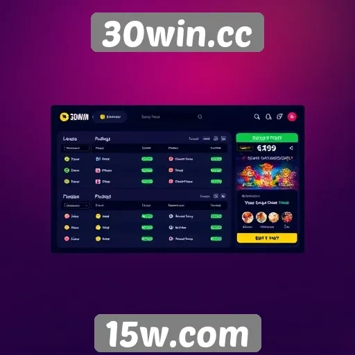 Avaliação da interface do usuário no 30win.cc